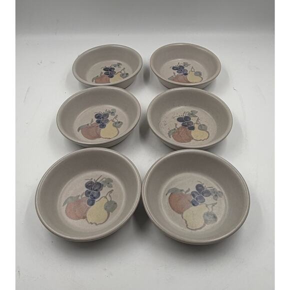 CHATHAM POTTERY Other - Set of 6 CHATHAM POTTERY Stoneware 5 inch Dessert Bowls